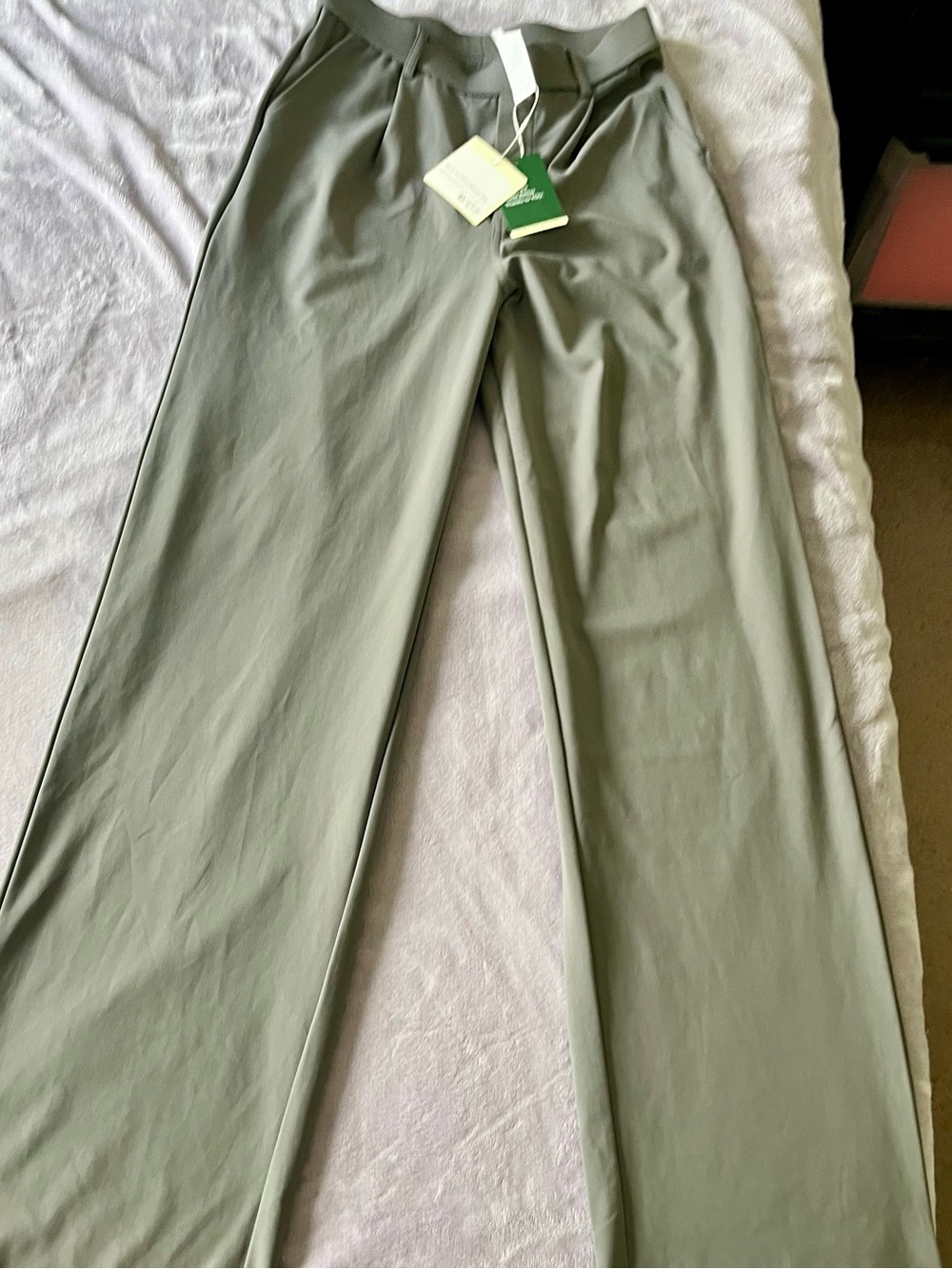 HALARA wide-leg pants in gray XS